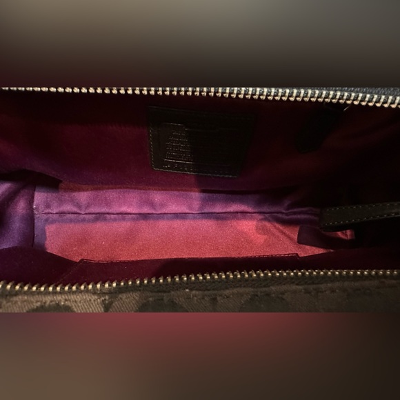 Coach Madison Madeline Satchel with the Op Art Sateen signature 'C' pattern - Picture 5 of 6